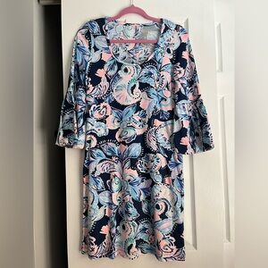 VGUC Lilly Pulitzer Carlile Dress Bubble Sleeve Dress